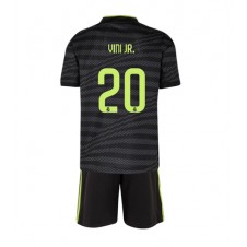 Real Madrid Vinicius Junior #20 Tredjeställ Barn 2022-23 Korta ärmar (+ Korta byxor)